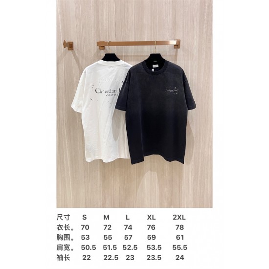 $130 2024SS D*or T Shirt Top Version