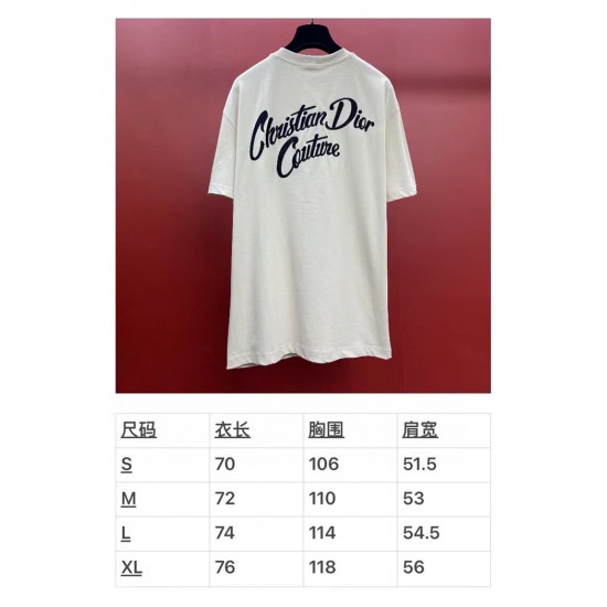 $130 2024SS D*or T Shirt Top Version