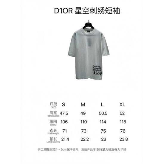 DOCH 2023ss D*or T Shirt Top Version