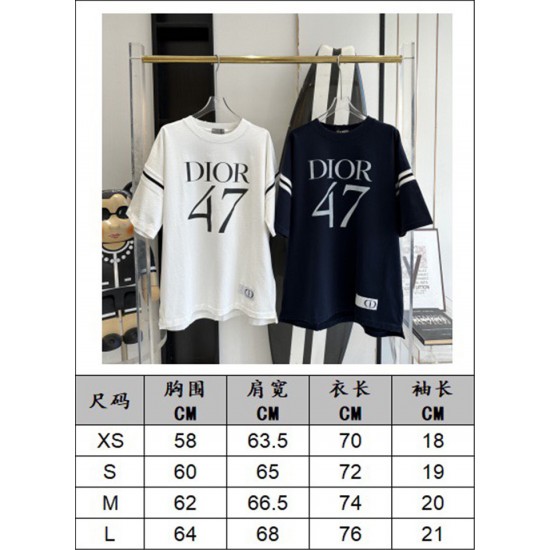 $140 2024ss D*or T Shirt Top Version