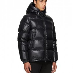 Moncler Men&#x27;s Black Ecrins Down Jacket