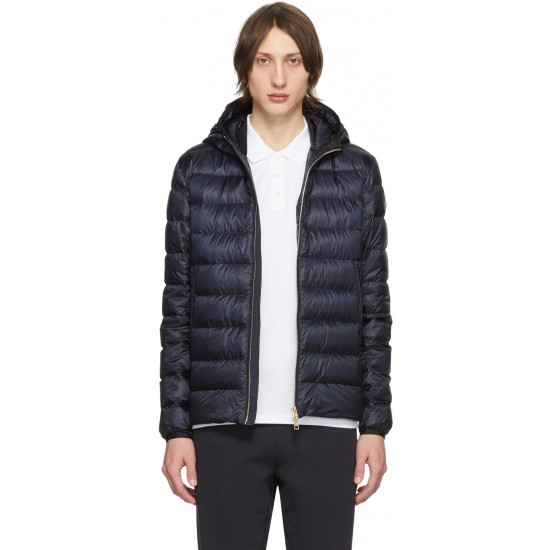 MONCLER Navy Down Emas Jacket