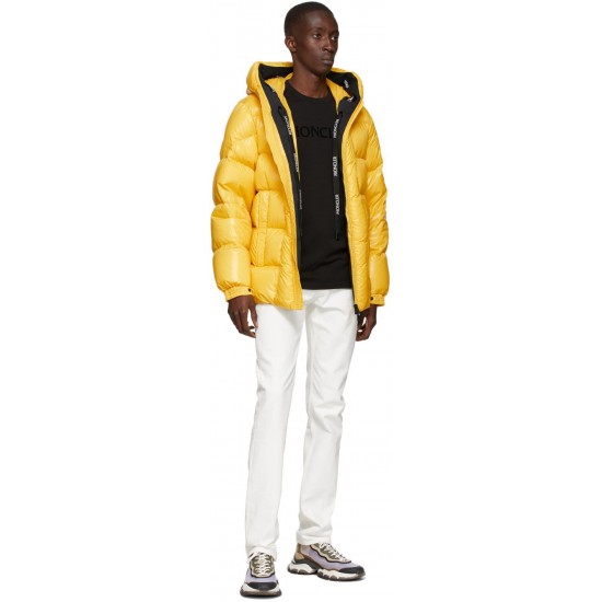 MONCLER Yellow Down Dougnac Jacket