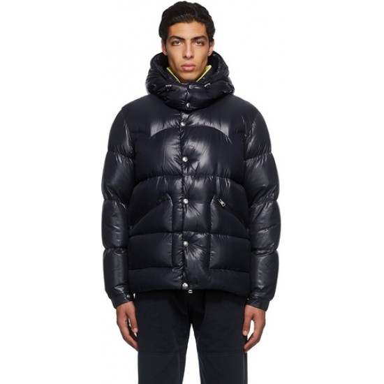 MONCLER Navy Logo Down Jacket