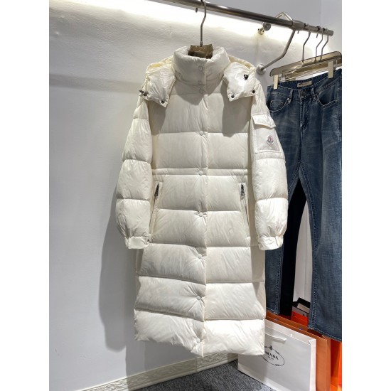 Moncler Cavettaz Long Down Jacket