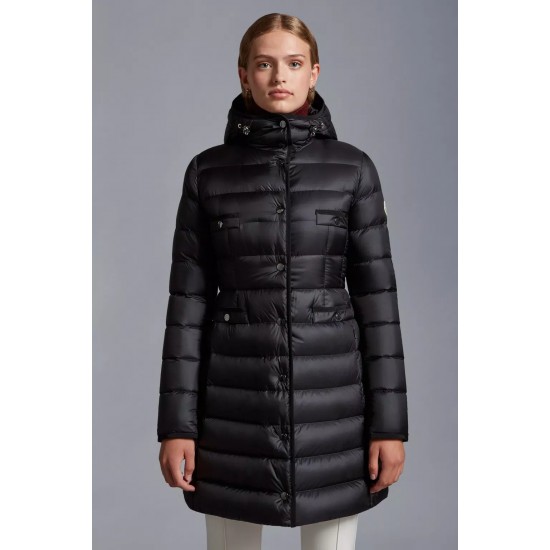 Moncler Hirma Long Down Jacket