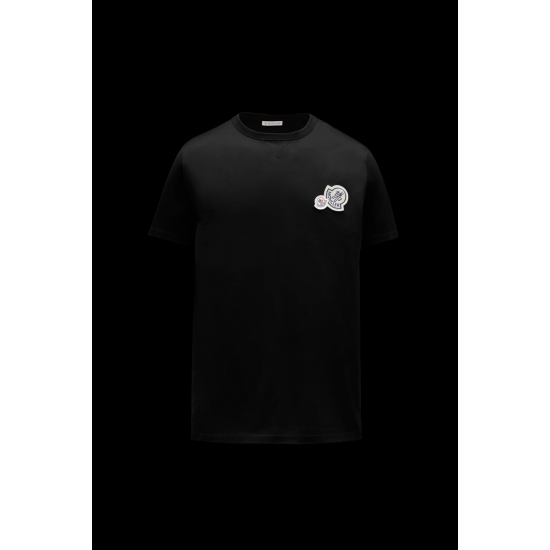 MONCLER T-shirt with logo on chest