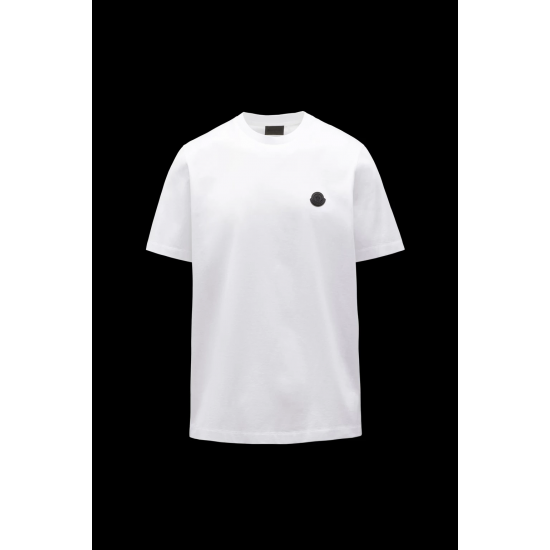 MONCLER T-shirt with shiny graphic