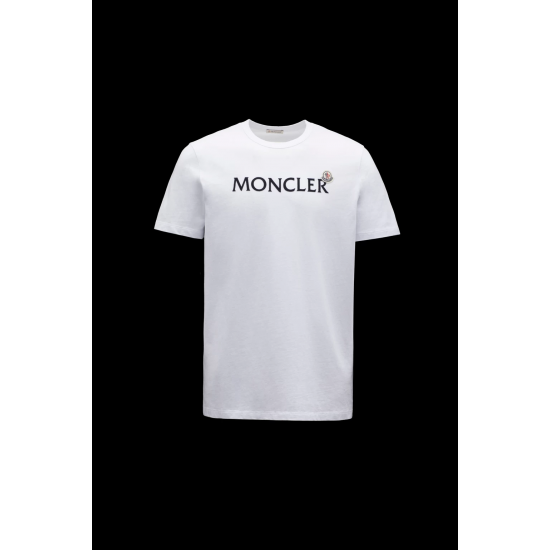 MONCLER Lettering graphic t-shirt