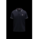 MONCLER Polo with stripe detail