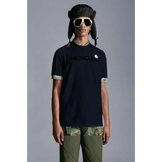 MONCLER Lettering graphic t-shirt