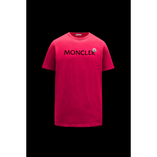 MONCLER Lettering graphic t-shirt