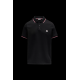 MONCLER Polo with tricolor detail