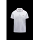 MONCLER Polo with tricolor detail