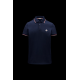 MONCLER Polo with tricolor detail