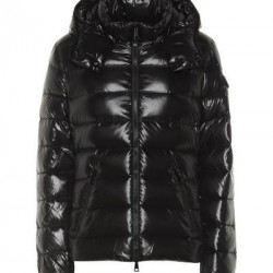 Moncler Women&#x27;s Black Brethil Down-filled Shell Jacket