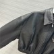 2023SS P*ada Leather Jacket Top Version