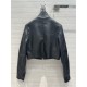 P*ada Real Leather Jacket Top Version