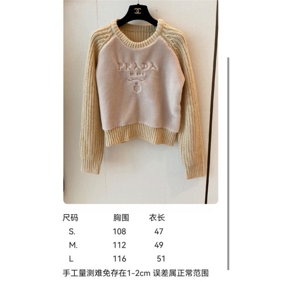 2023fw P*ada Sweater Top Version