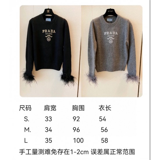 2023fw P*ada Sweater Top Version