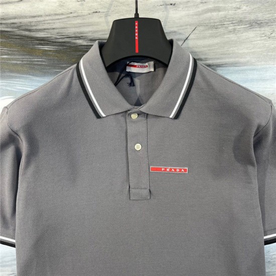 2023ss P*ADA Polo Shirt Top Version