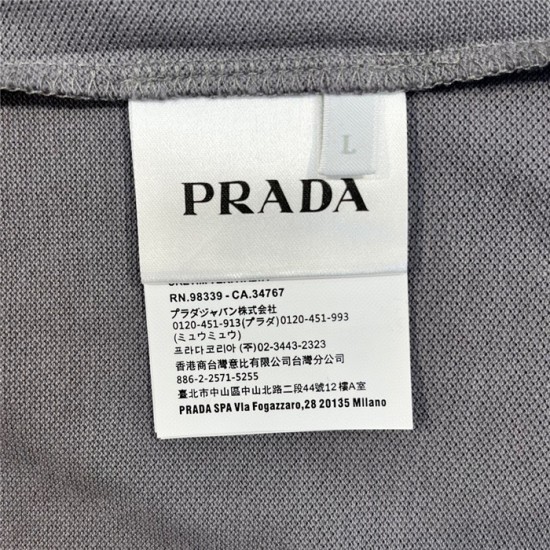 2023ss P*ADA Polo Shirt Top Version