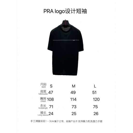 2023ss P*ADA T Shirt Top Version