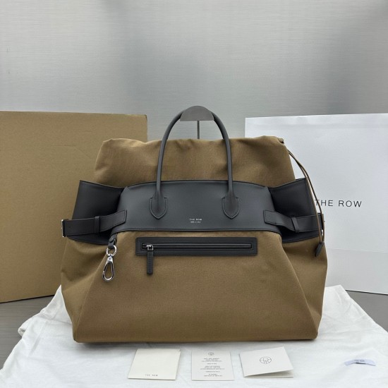 The rom bag 尺寸：宽度45cmx高度32cmx手柄高度40cmx底部厚度24cmx手柄长度44cm