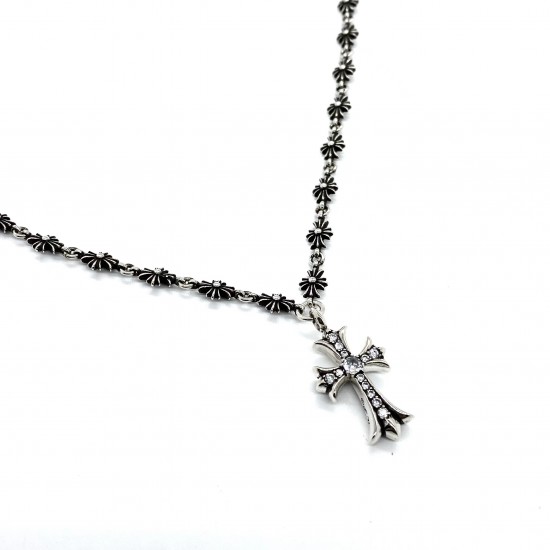 Stone Cross Necklace