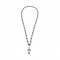 Stone Cross Necklace