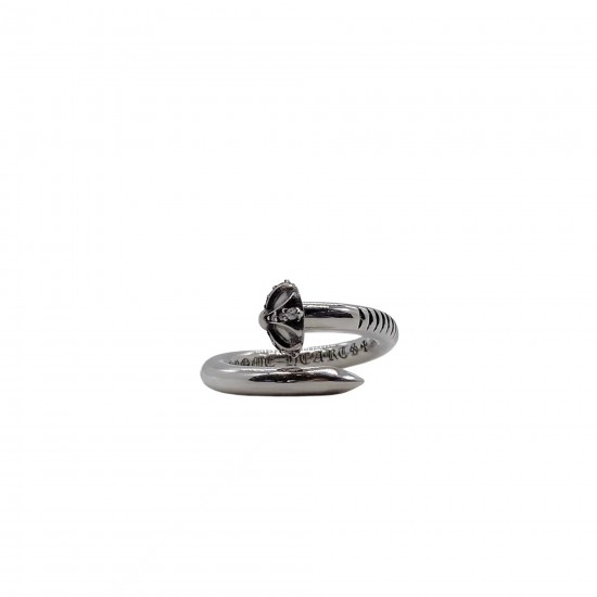 Cross stone nail ring