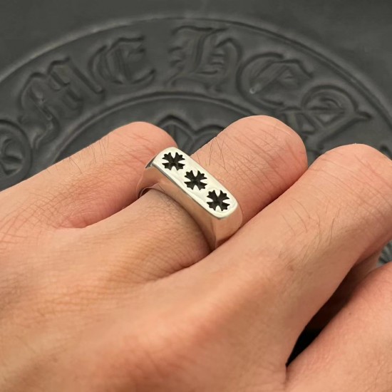 Three Cross Flower Ring