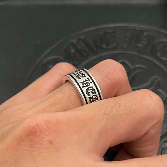 Open scroll ring