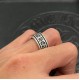 Open scroll ring