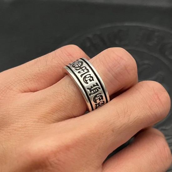 Open scroll ring