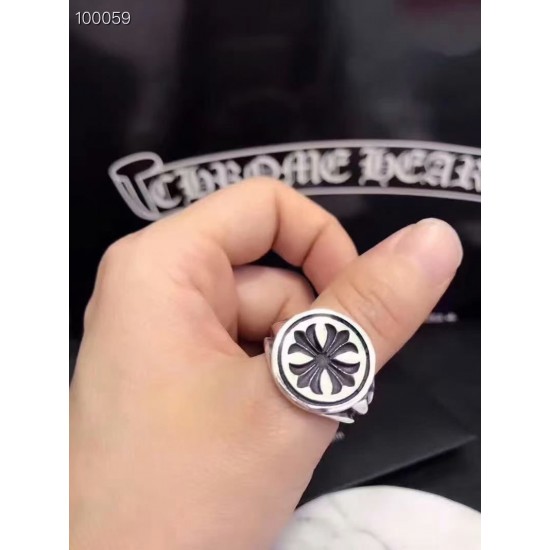 Cross flower ring