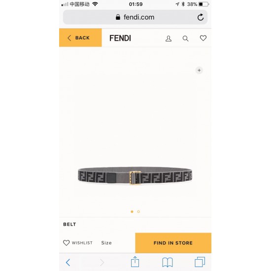Fendi Belts
 Top Quality
