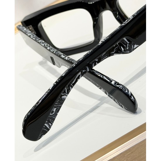 JACQUES MARIE MAGE.
Handmade in Japan. The frame is made of 10mm thick plate to create a vintage frame.
TOP QUALITY
MODEL：ASCARI
 SIZE：49口23-146 
018012Fit