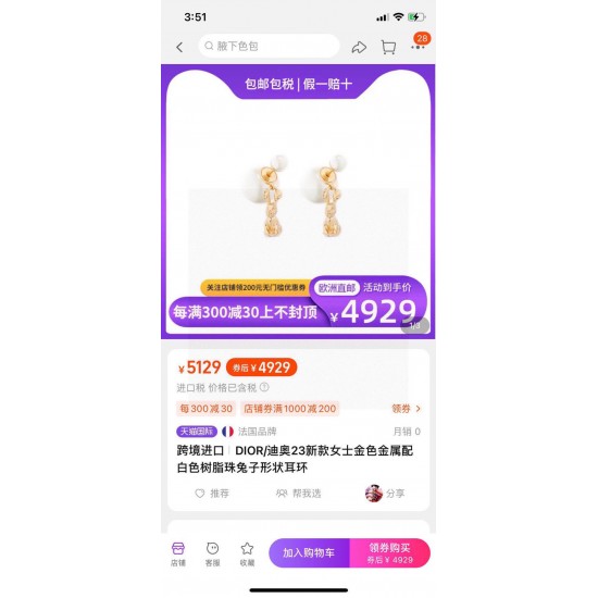 Dior Jewelry Earrings