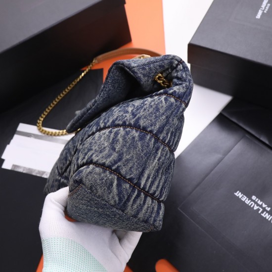 YSL Bags Top Quality Loulou Puffer
29x17x11cm