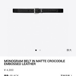 YSL Belts
 Top Quality