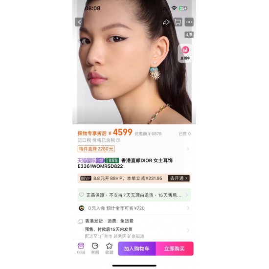 Dior Jewelry Earrings