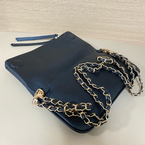 Zadig Bag, gold with black fringe 6