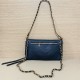 Zadig Bag, gold with black fringe 6