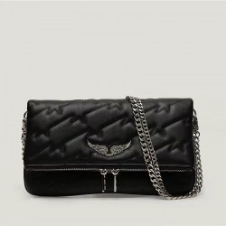 Zadig Bag Black Lightning Tattoo Flower 5