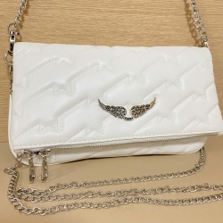 Zadig Bag White Lightning Tattoo Flower 6