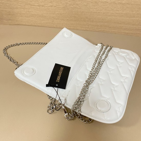 Zadig Bag White Lightning Tattoo Flower 6