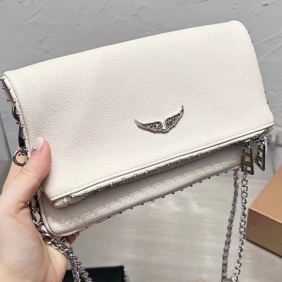 Zadig Bag, Small, White 8