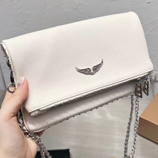 Zadig Bag, Small, White 8