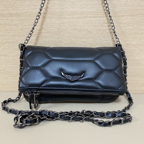 Zadig Bag, Small, Embroidered, Black 6
